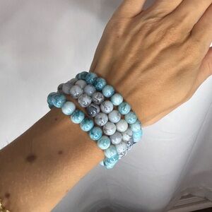 Set of four beaded bracelets!